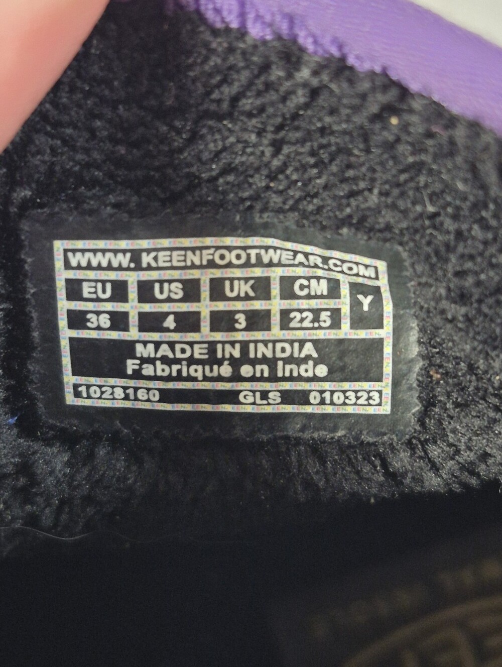 KEEN Howser II Chukka Mid Boot Waterproof Girls Tillandsia Purple Size 4 - Picture 7 of 9
